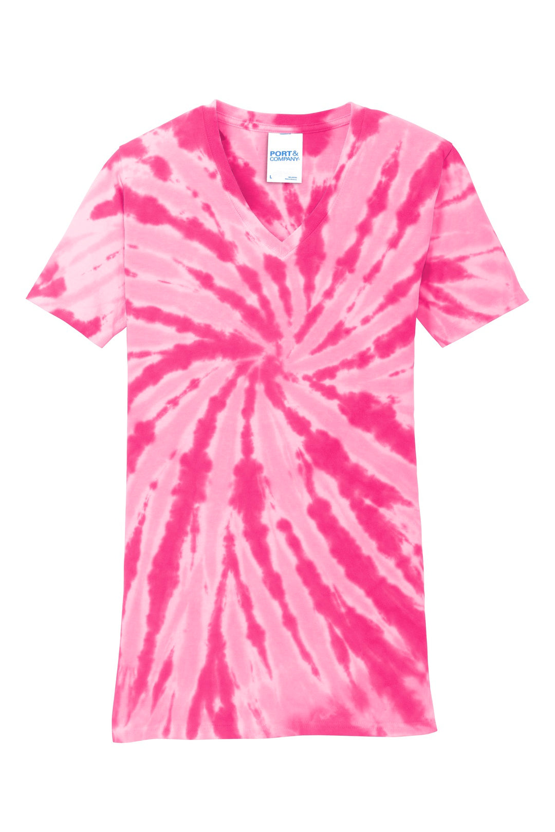 Port & Company - Women's Tie-Dye V-Neck Tee