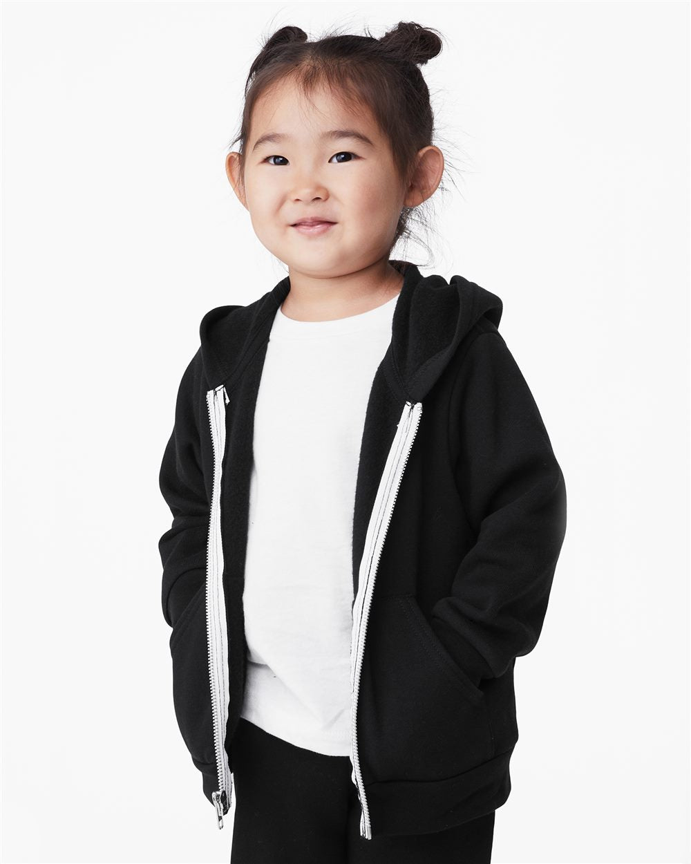 BELLA + CANVAS Toddler Sponge Fleece Full-Zip Hoodie