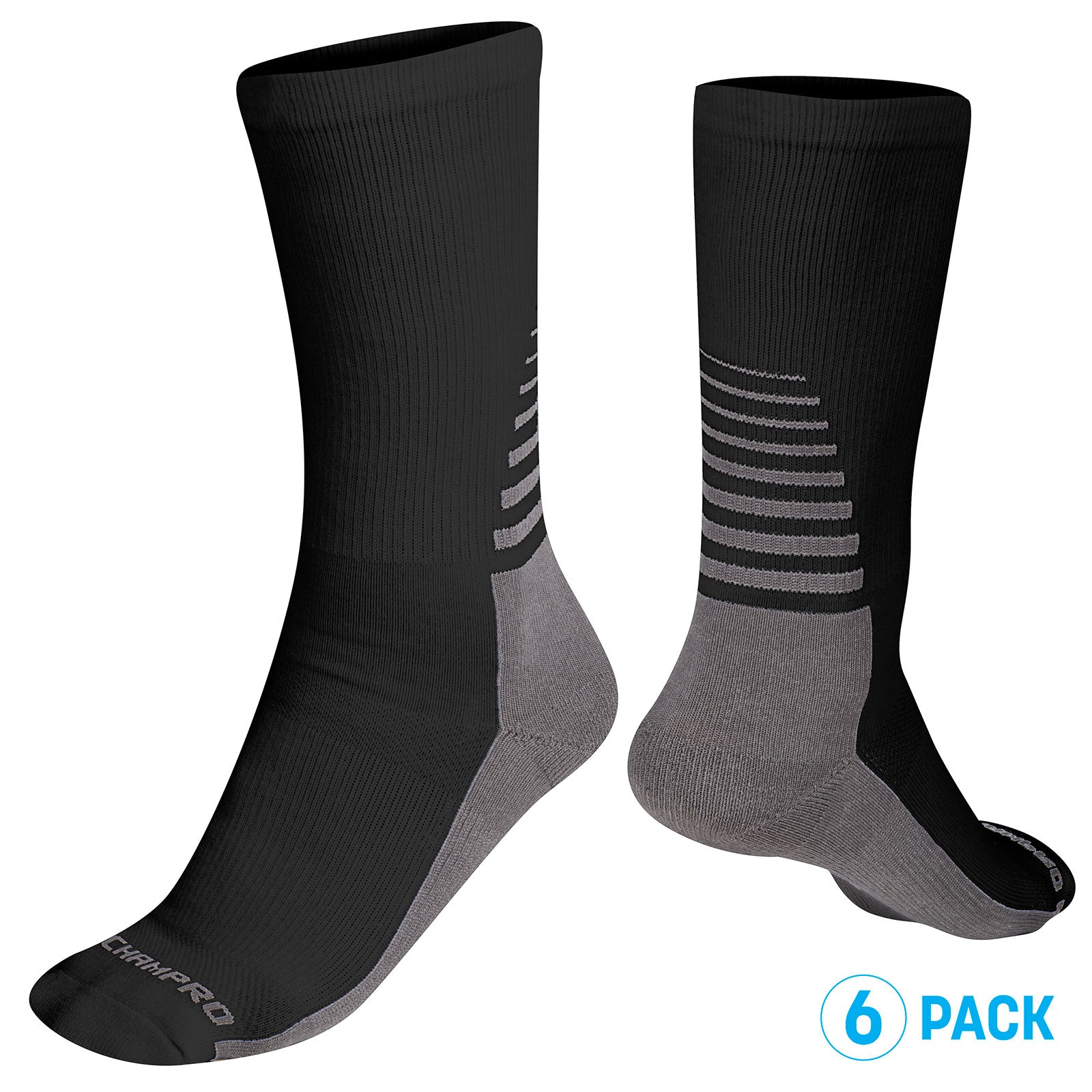 Champro Rival Crew Adult Socks - 6 Pack – League Outfitters