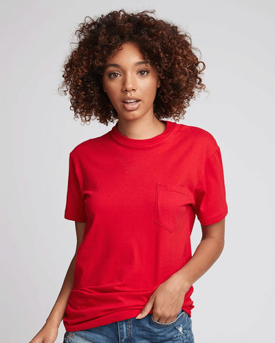 Next Level Women's Cotton Pocket Crew Next Level Apparel