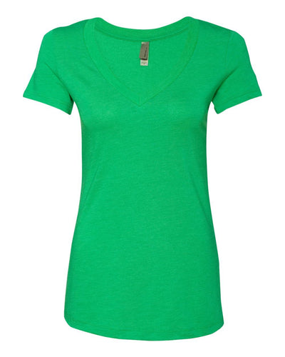 Next Level Women's Triblend Deep V-Neck T-Shirt Next Level