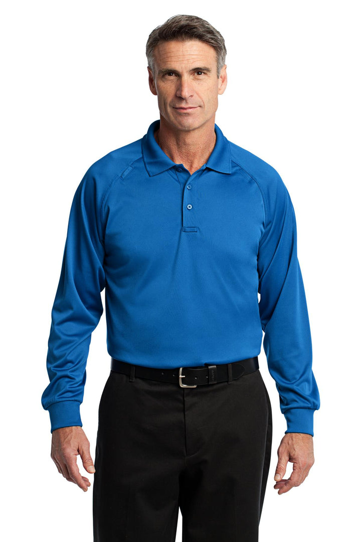 CornerStone Men's Select Long Sleeve Snag-Proof Tactical Polo. CS410LS CornerStone