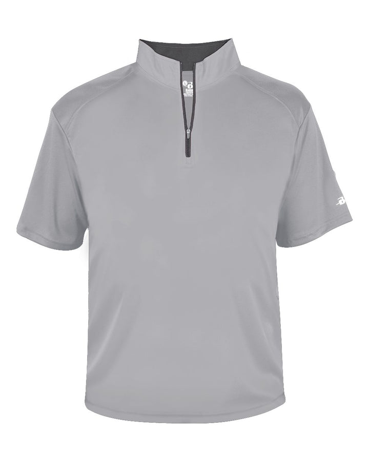 Badger Men's B-Core Short-Sleeve 1/4 Zip Pullover