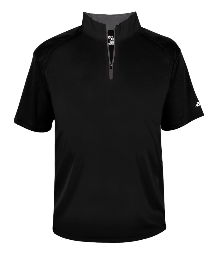 Badger Men's B-Core Short-Sleeve 1/4 Zip Pullover