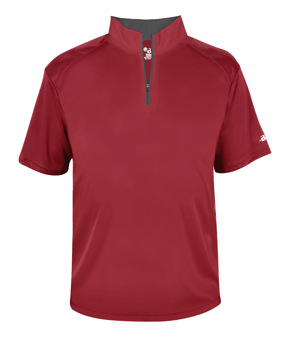 Badger Men's B-Core Short-Sleeve 1/4 Zip Pullover