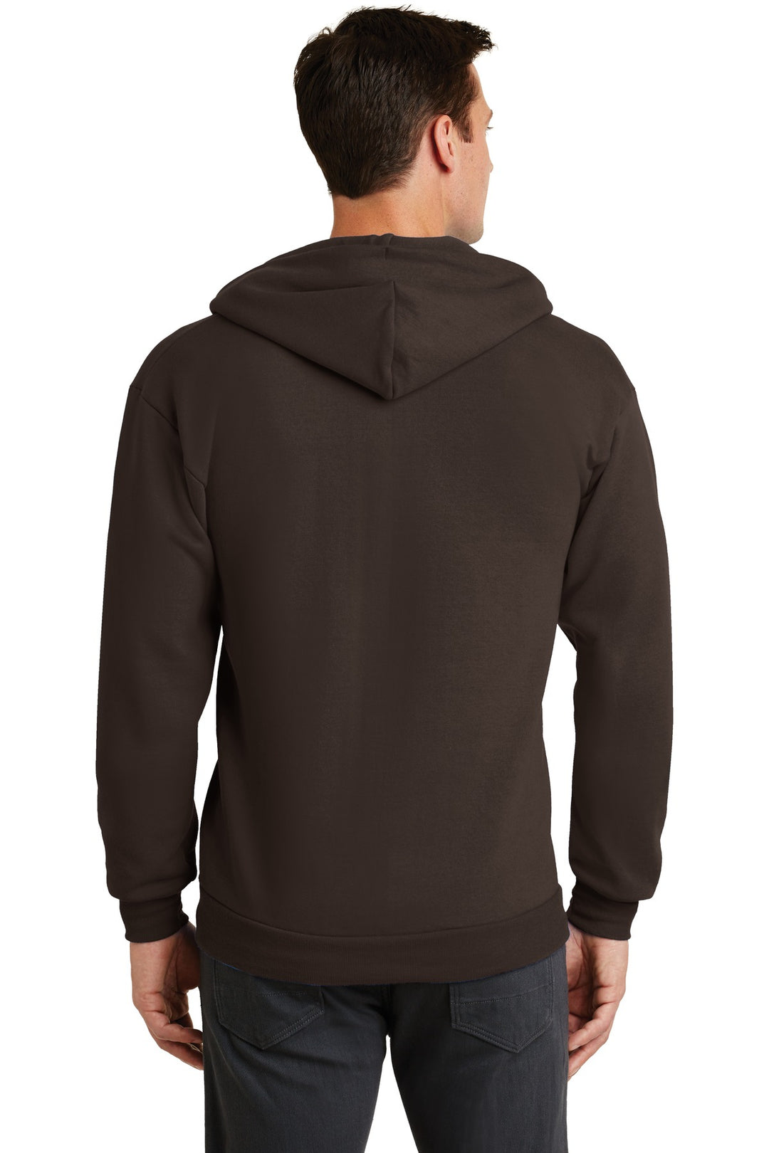 Port & Company - Men's Core Fleece Full-Zip Hooded Sweatshirt Mens Apparel Sweatshirts & Fleece