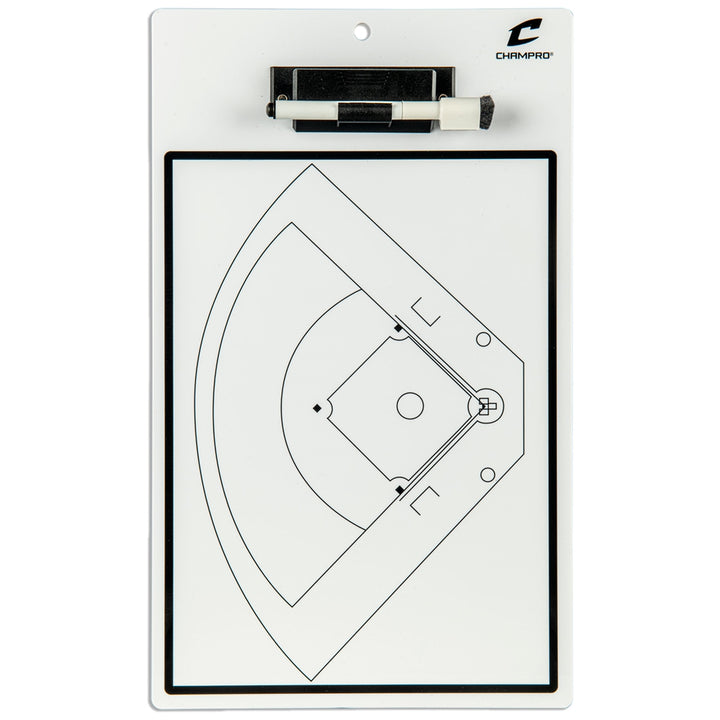 Champro Baseball/Softball Coach's Dry Erase Board With Marker Champro