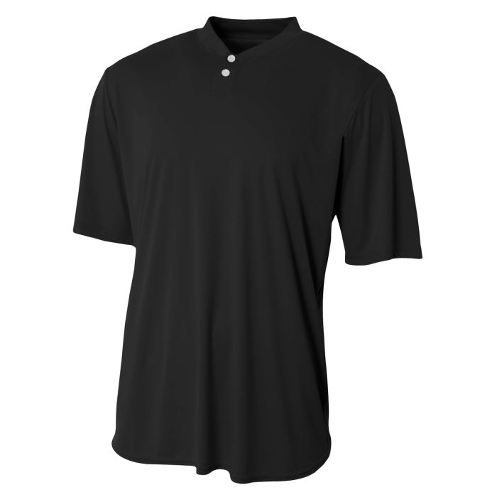 A4 Men's Tek 2-Button Henley A4