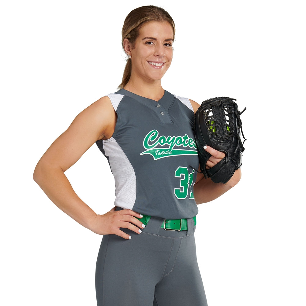 Champro Women's Infinite 2-Button Sleeveless Jersey