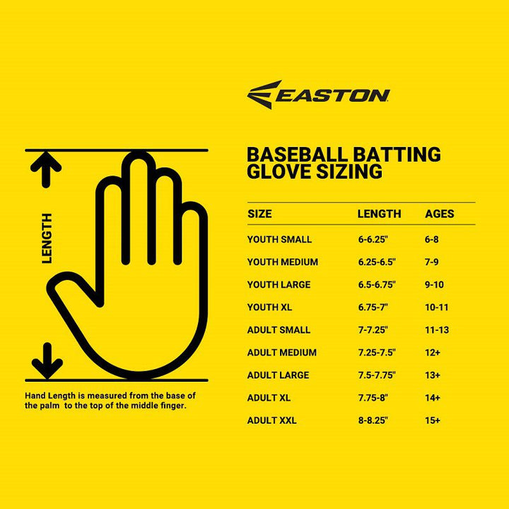 Easton Youth Mav Gt Locked In Baseball Batting Gloves Baseball Batting Gloves Youth