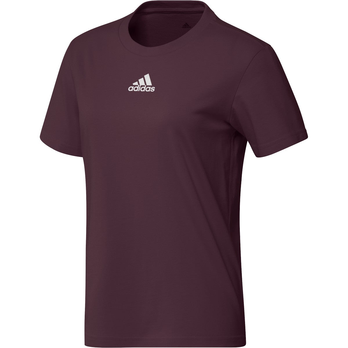 Adidas Women s Fresh BOS Short Sleeve Tee in Maroon Size Small Cotton