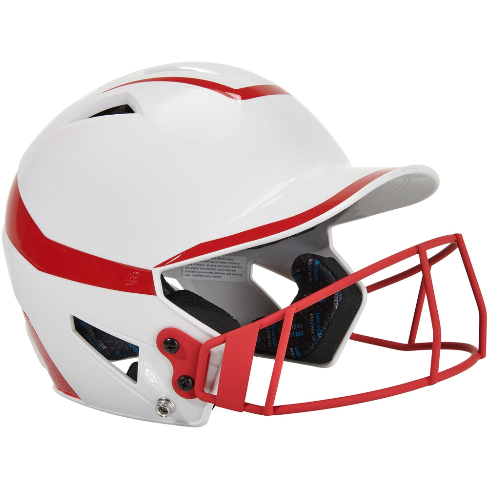 Champro Junior HX Rise Pro Softball Batting Helmet with Facemask