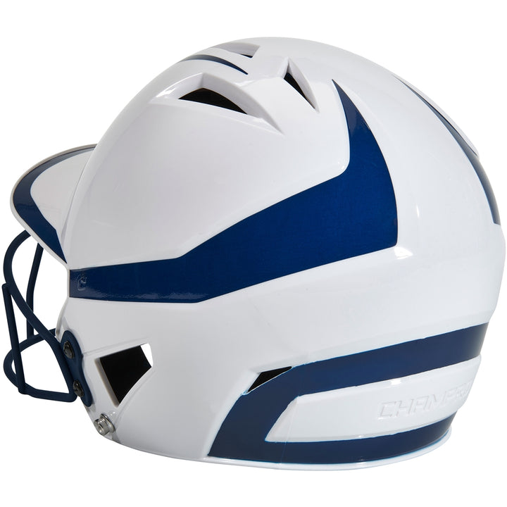 Champro Junior HX Rise Pro Softball Batting Helmet with Facemask