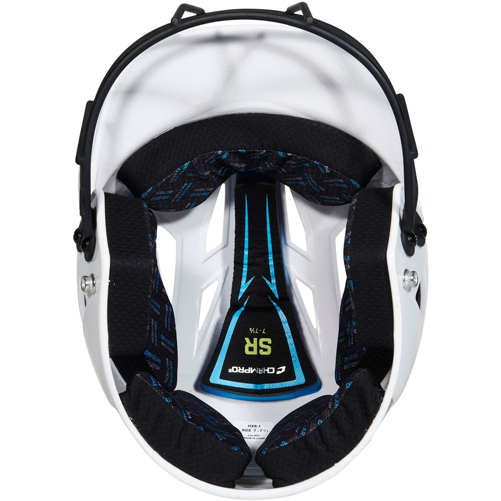 Champro Junior HX Rise Pro Softball Batting Helmet with Facemask