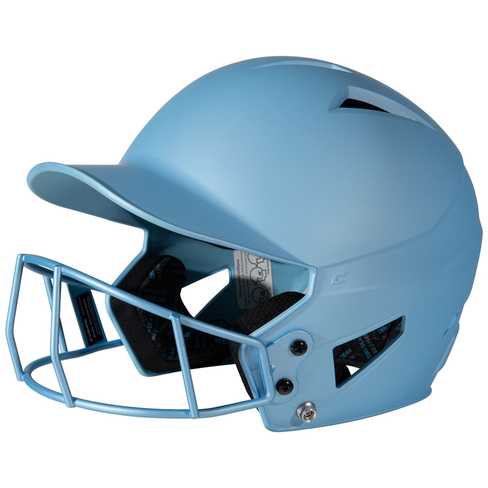 Champro Senior HX Rise Matte Batting Helmet with Facemask