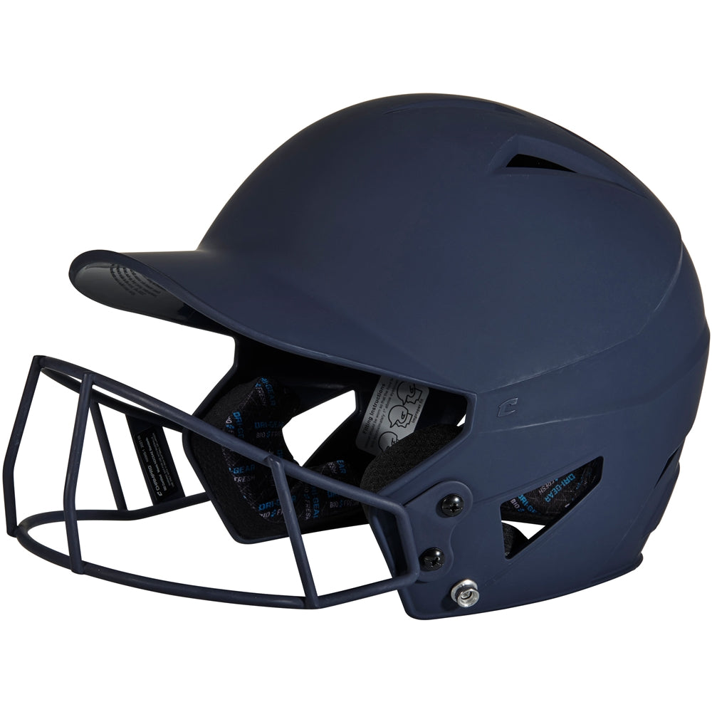 Champro Senior HX Rise Matte Batting Helmet with Facemask