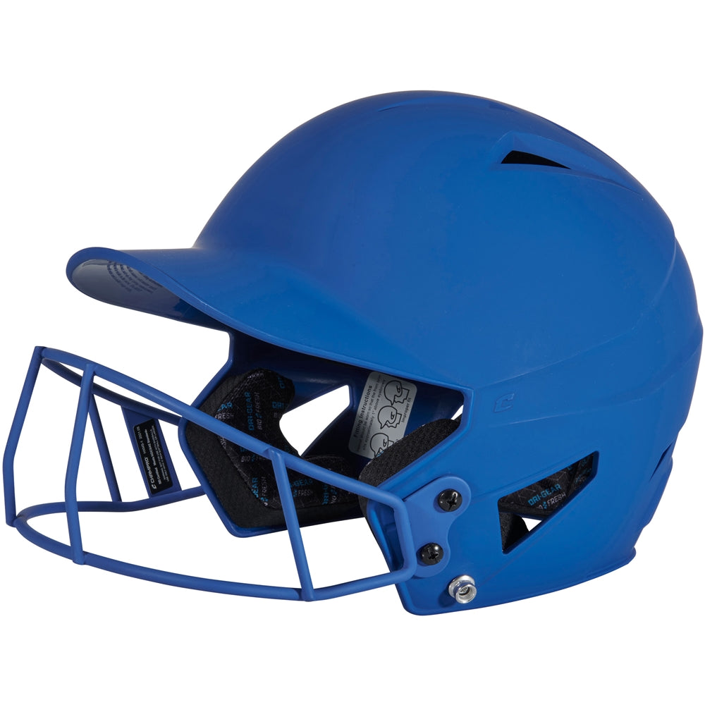 Champro Junior HX Rise Matte Batting Helmet with Facemask