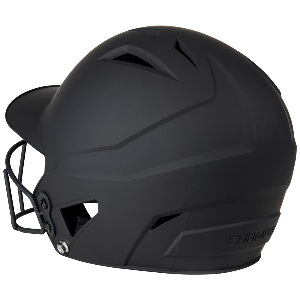 Champro Junior HX Rise Matte Batting Helmet with Facemask