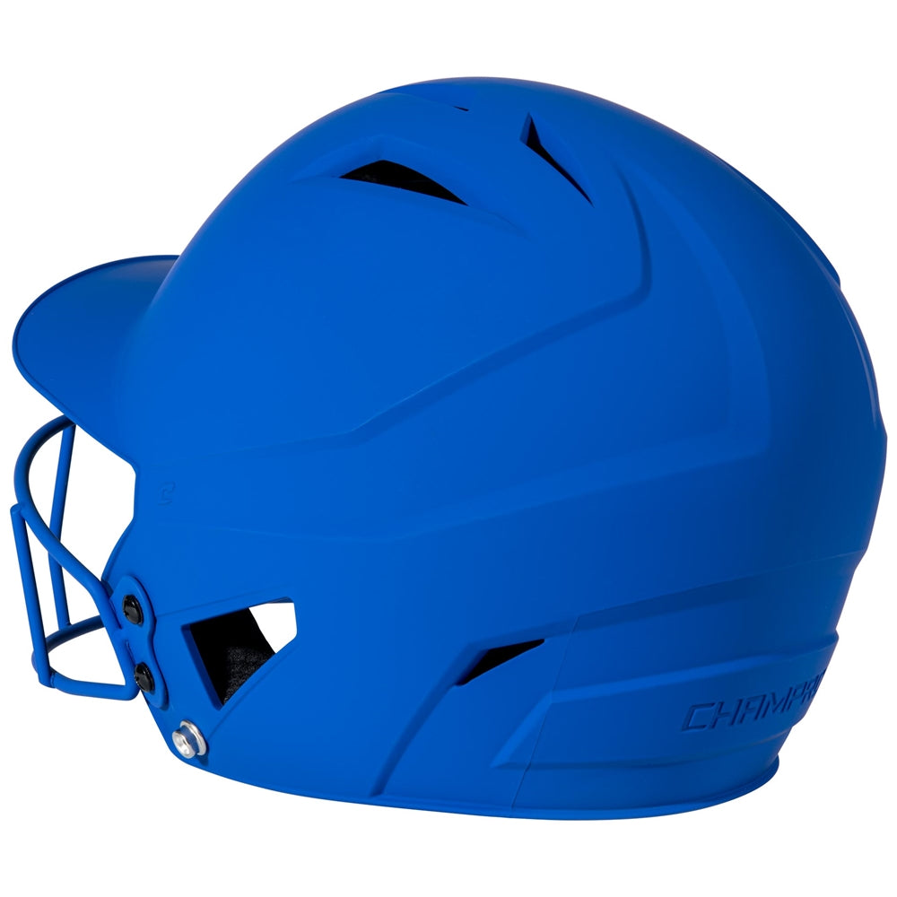 Champro Junior HX Rise Matte Batting Helmet with Facemask