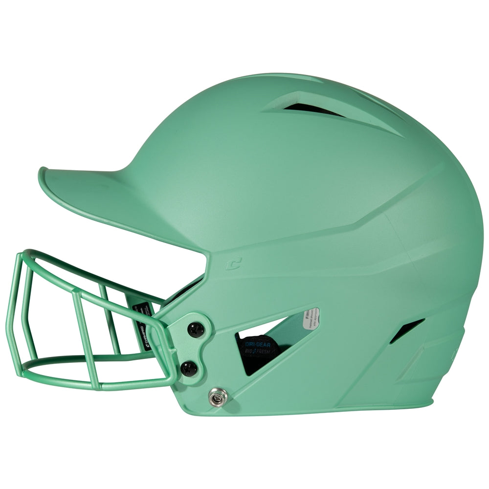 Champro Senior HX Rise Matte Batting Helmet with Facemask