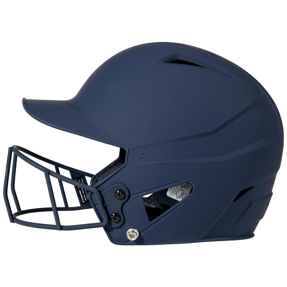 Champro Senior HX Rise Matte Batting Helmet with Facemask