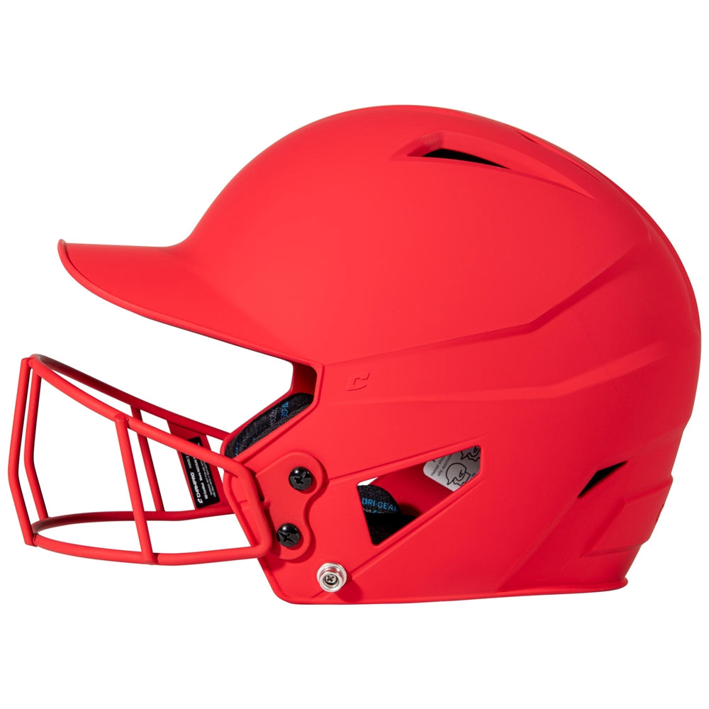 Champro Senior HX Rise Matte Batting Helmet with Facemask