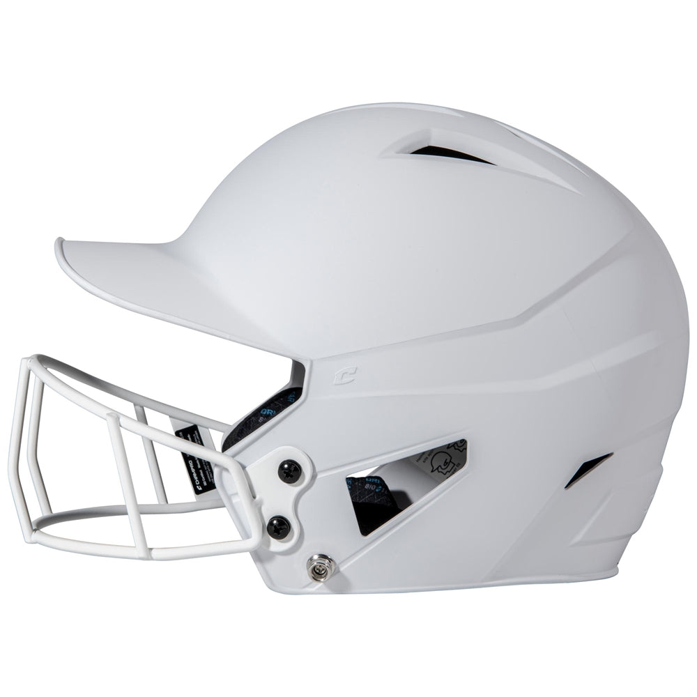 Champro Senior HX Rise Matte Batting Helmet with Facemask