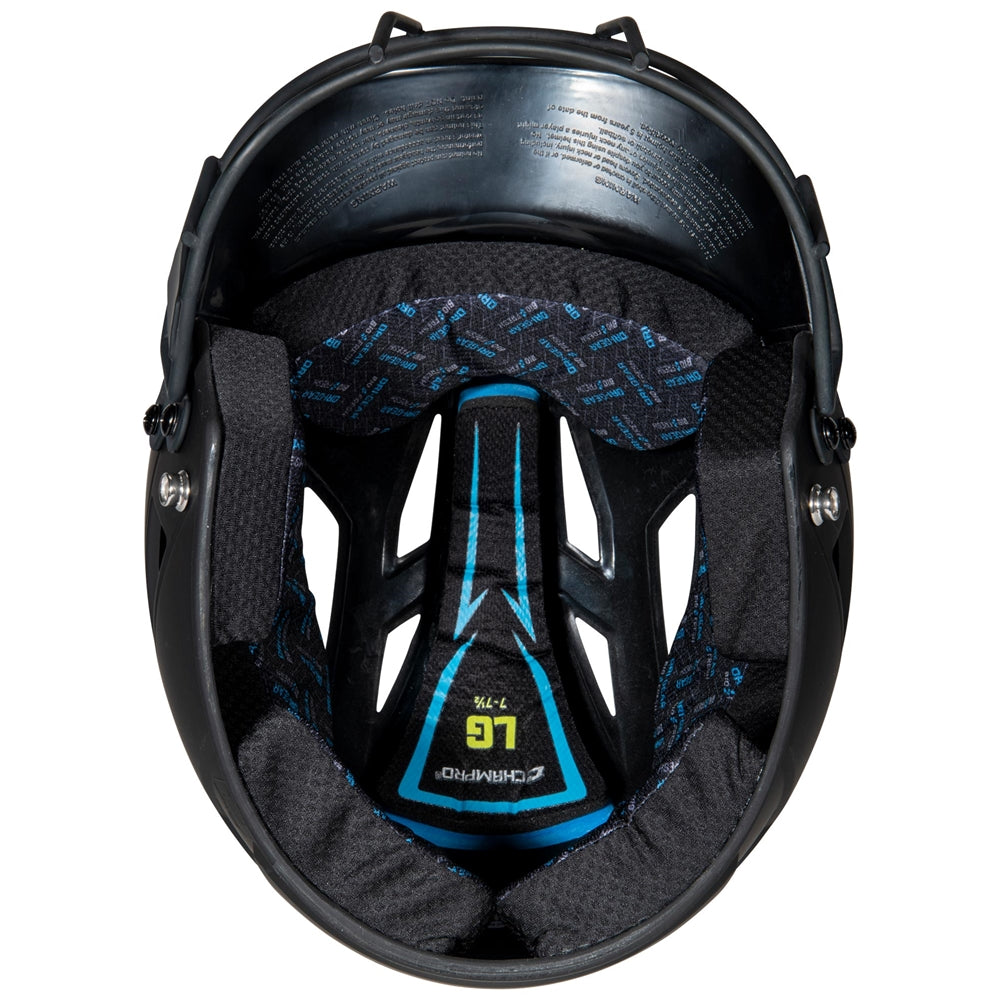 Champro Senior HX Rise Matte Batting Helmet with Facemask