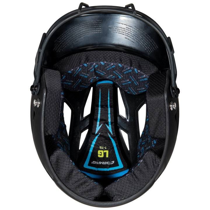 Champro Junior HX Rise Matte Batting Helmet with Facemask