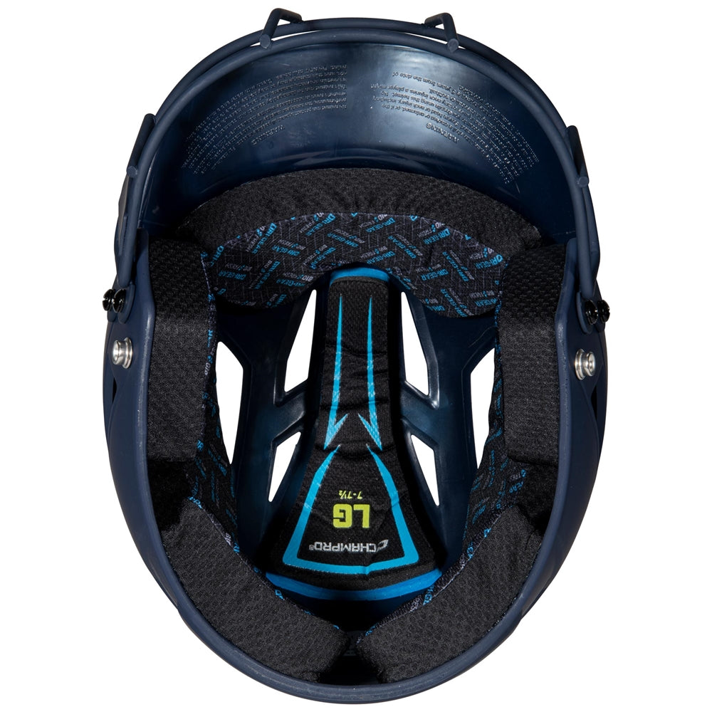 Champro Junior HX Rise Matte Batting Helmet with Facemask