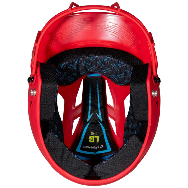 Champro Junior HX Rise Matte Batting Helmet with Facemask