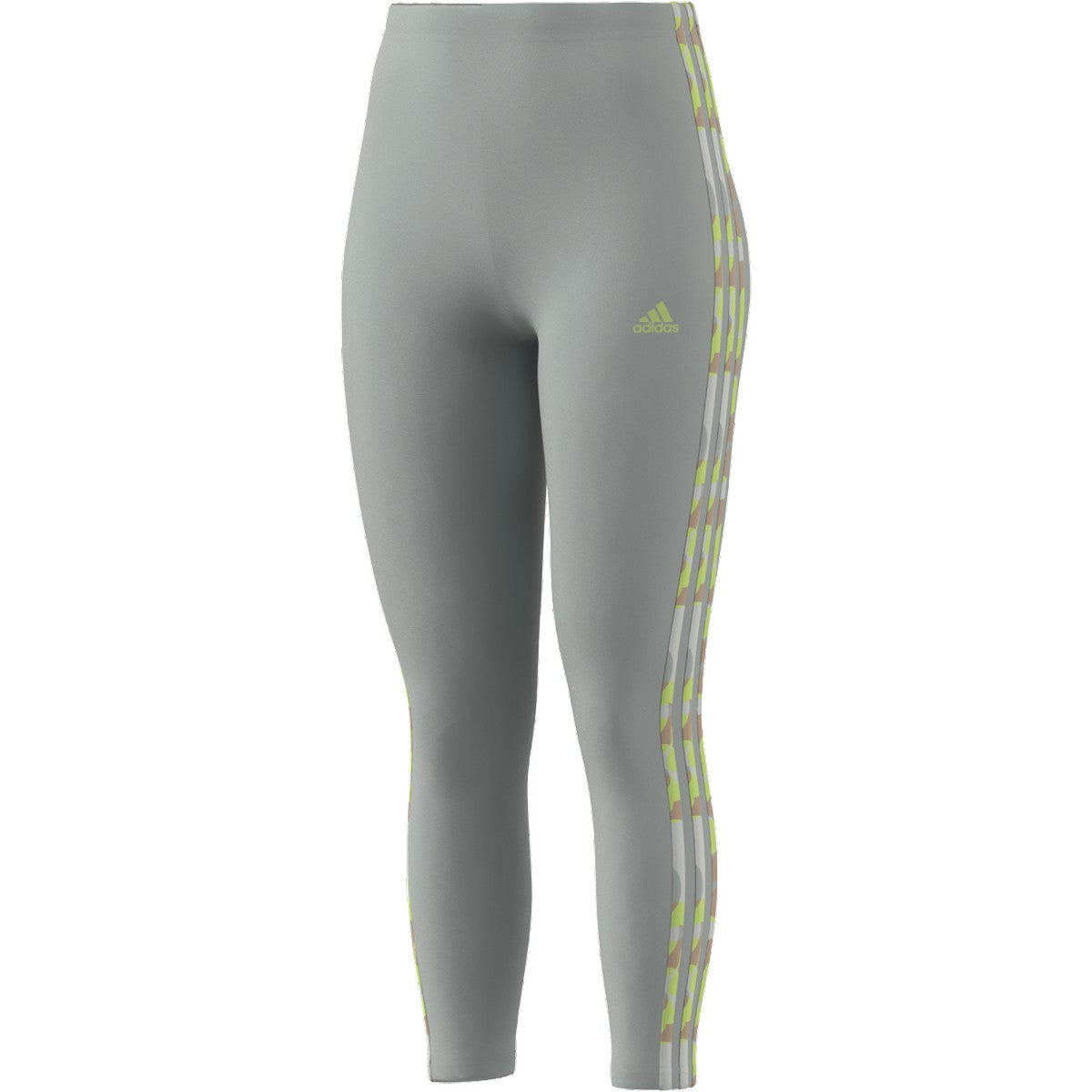 adidas Women's Navy/White Essential 3-Stripe High-Waisted Leggings (H07771)  S