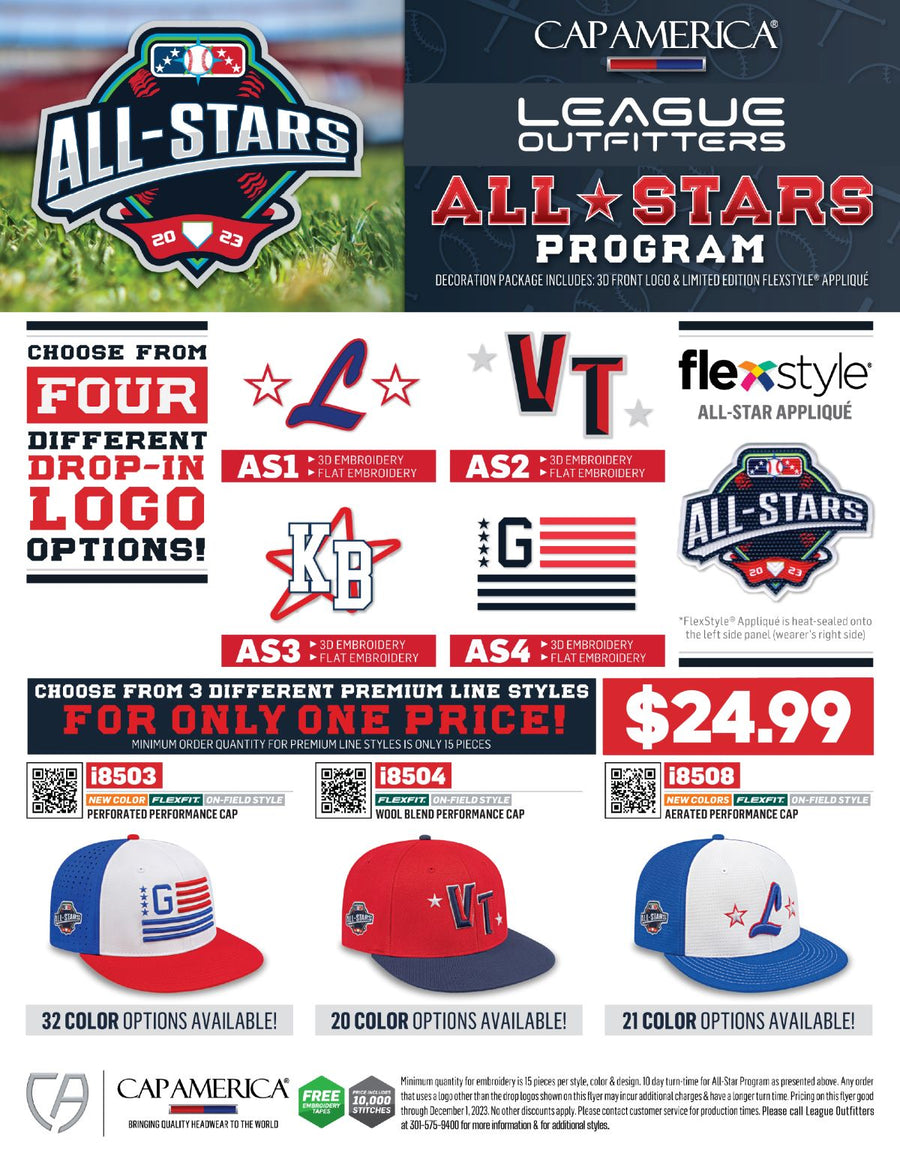 All-Star Caps League Outfitters