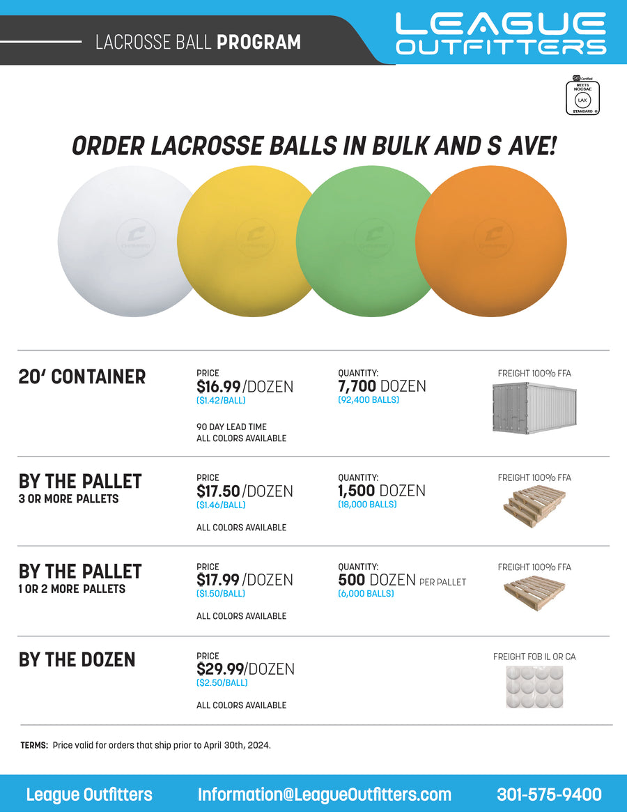 Lacrosse Balls League Outfitters