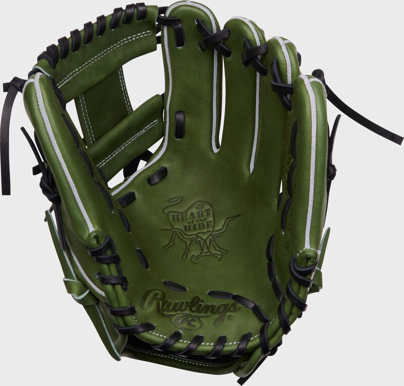 Rawlings Heart of the Hide Military Green 11.5" Infield Baseball Glove Rawlings