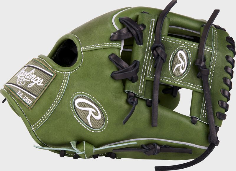 Rawlings Heart of the Hide Military Green 11.5" Infield Baseball Glove Rawlings