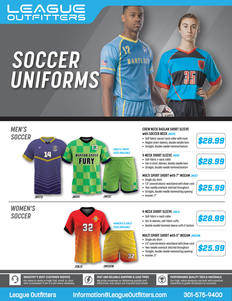 Soccer Uniform Package League Outfitters