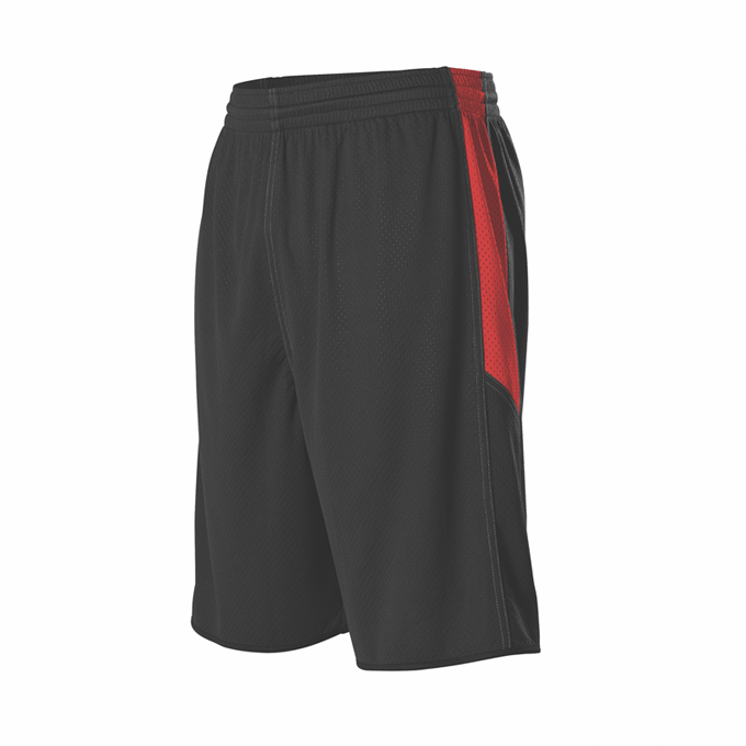 Alleson Men's Single Ply Reversible Basketball Shorts Alleson