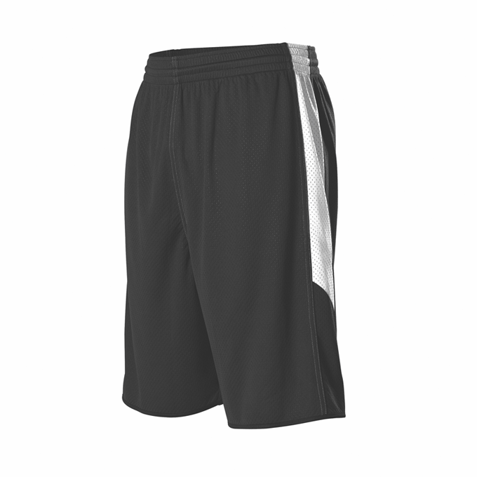 Alleson Men's Single Ply Reversible Basketball Shorts Alleson