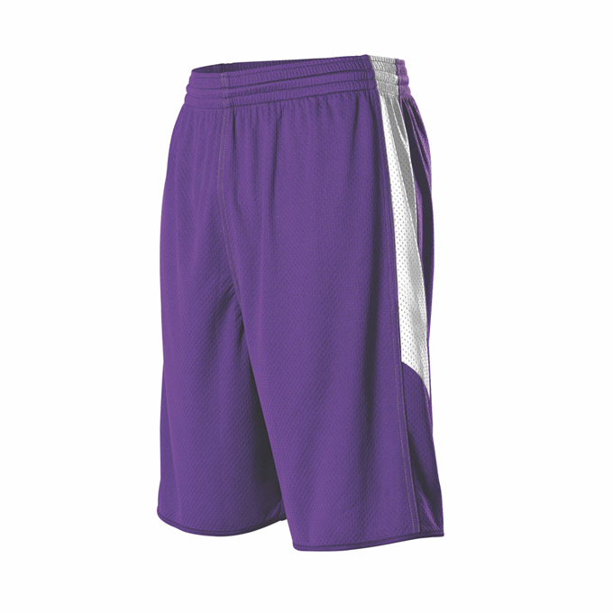 Alleson Men's Single Ply Reversible Basketball Shorts Alleson