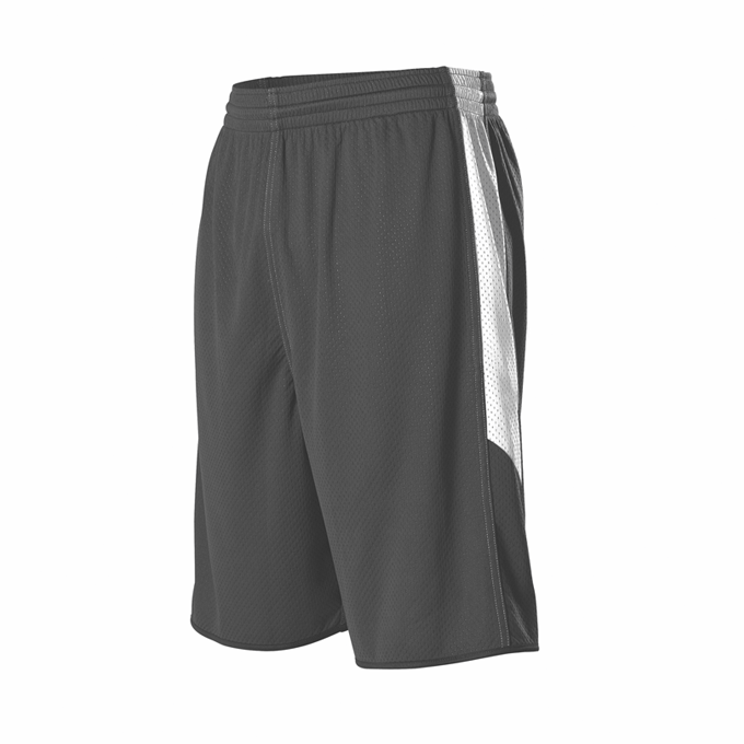 Alleson Men's Single Ply Reversible Basketball Shorts Alleson