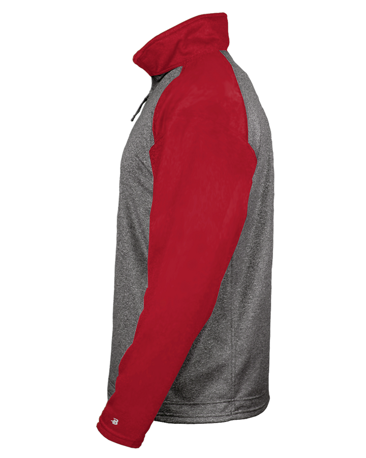 Badger Men's 1/4 Zip Sport Heather Fleece Badger