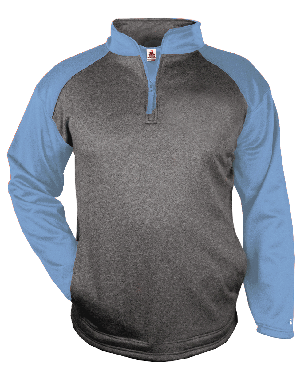 Badger Men's 1/4 Zip Sport Heather Fleece Badger