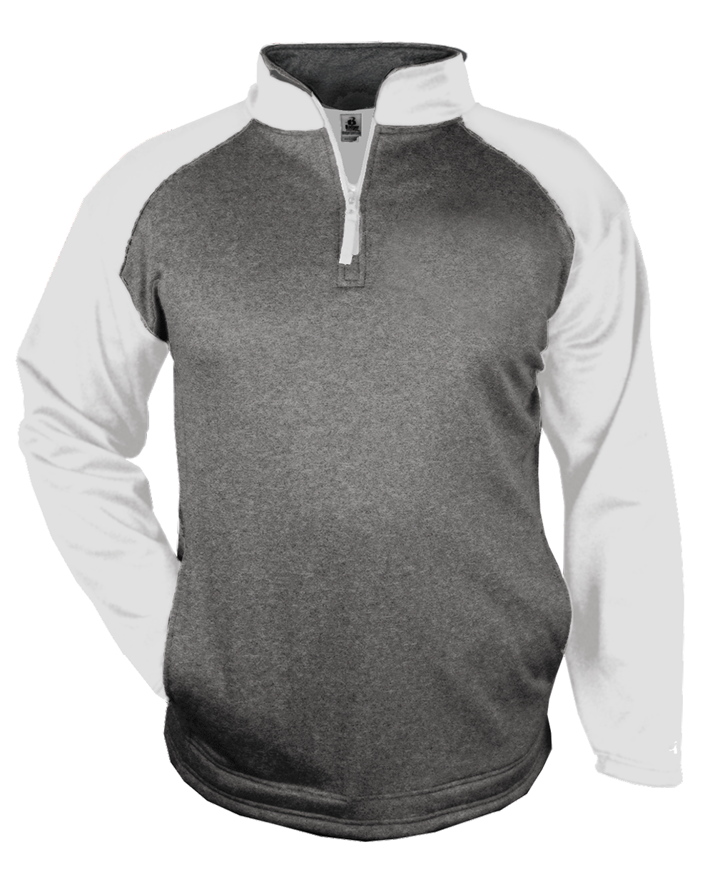 Badger Men's 1/4 Zip Sport Heather Fleece Badger