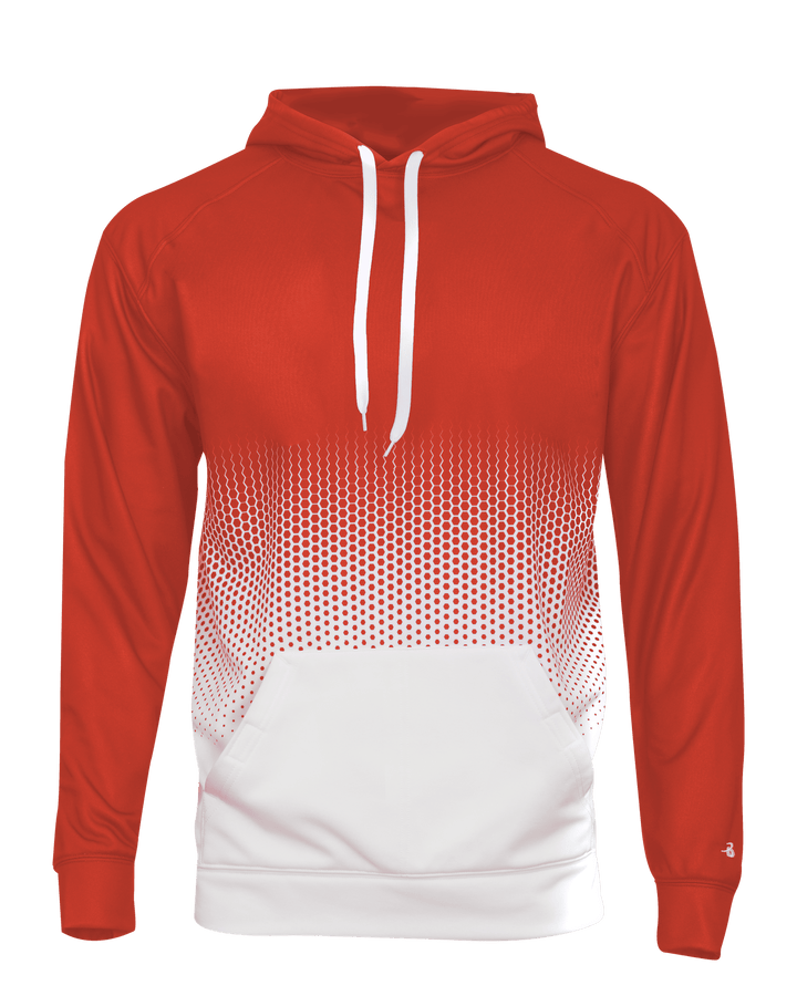 Badger 1404 Men's Hex 2.0 Hooded Sweatshirt Badger