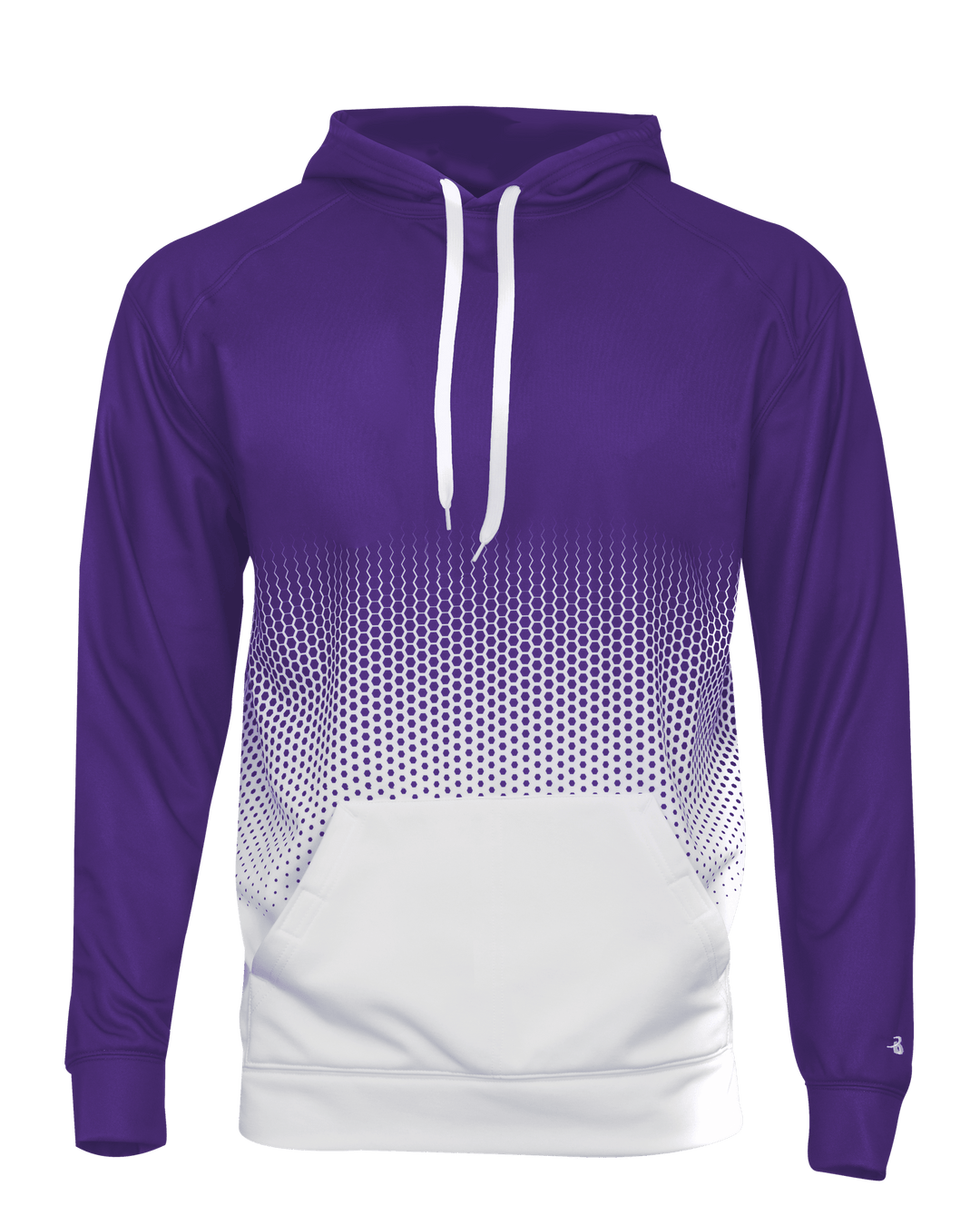 Badger 1404 Men's Hex 2.0 Hooded Sweatshirt Badger