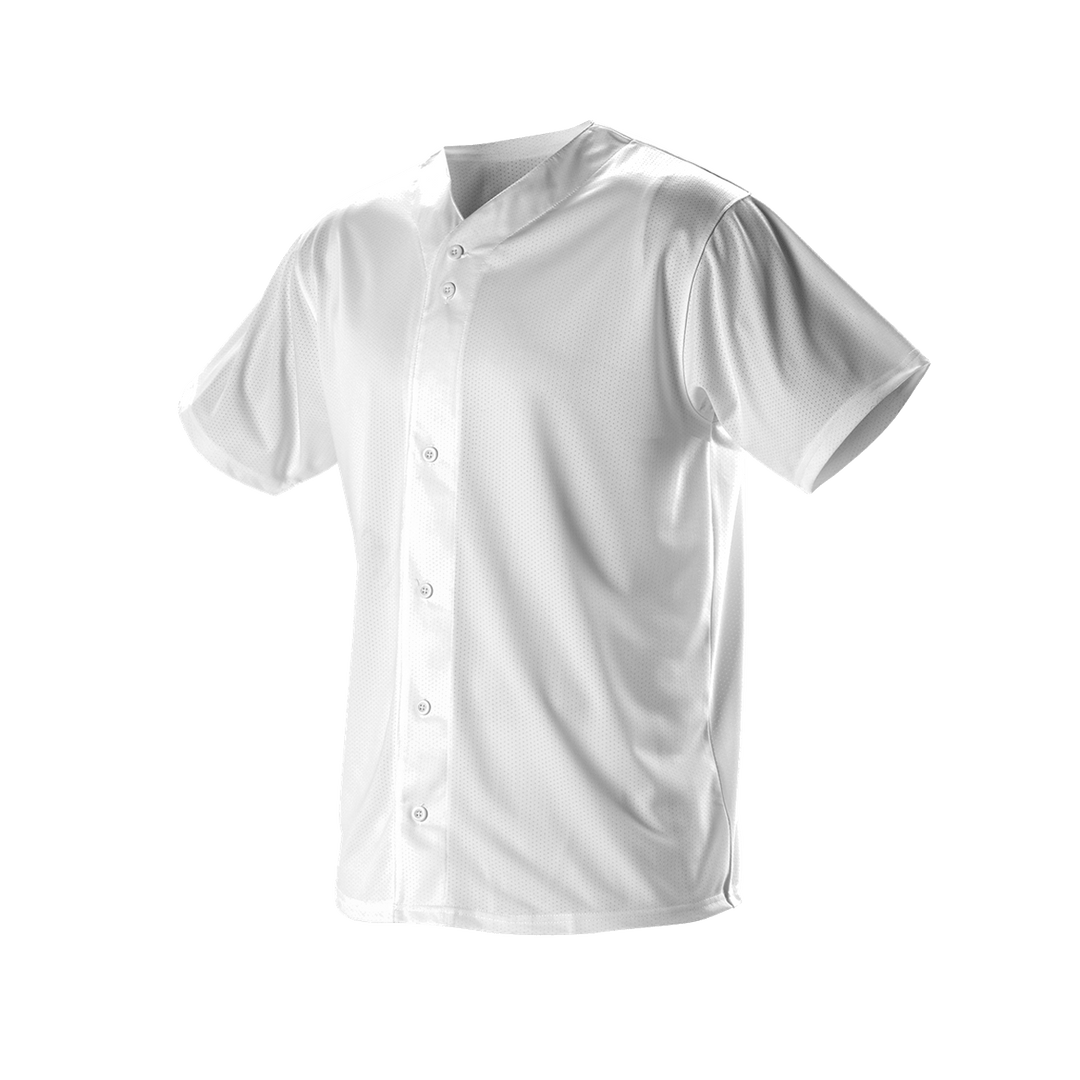 Alleson Adult Full Button Lightweight Baseball Jersey Alleson