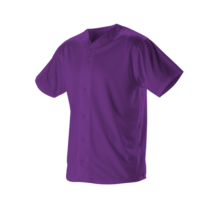 Alleson Adult Full Button Lightweight Baseball Jersey Alleson