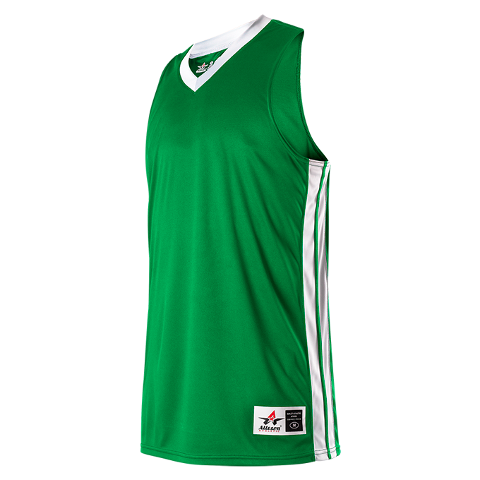 Alleson Men's Single Ply Basketball Jersey Alleson