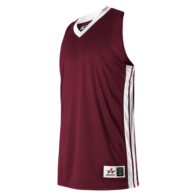 Alleson Men's Single Ply Basketball Jersey Alleson